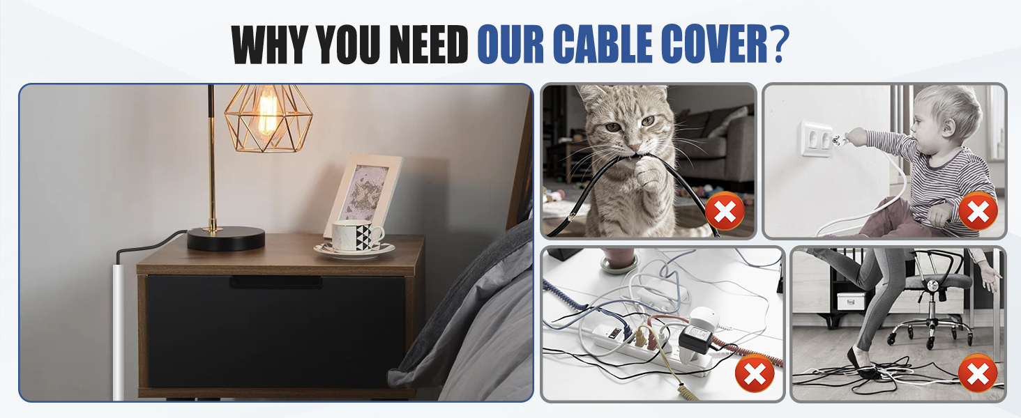 white cord cover