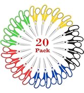 Scissors Bulk 20-Pack, Taotree 8" All Purpose Scissors, Soft Comfort-Grip Stainless Steel Sharp S...