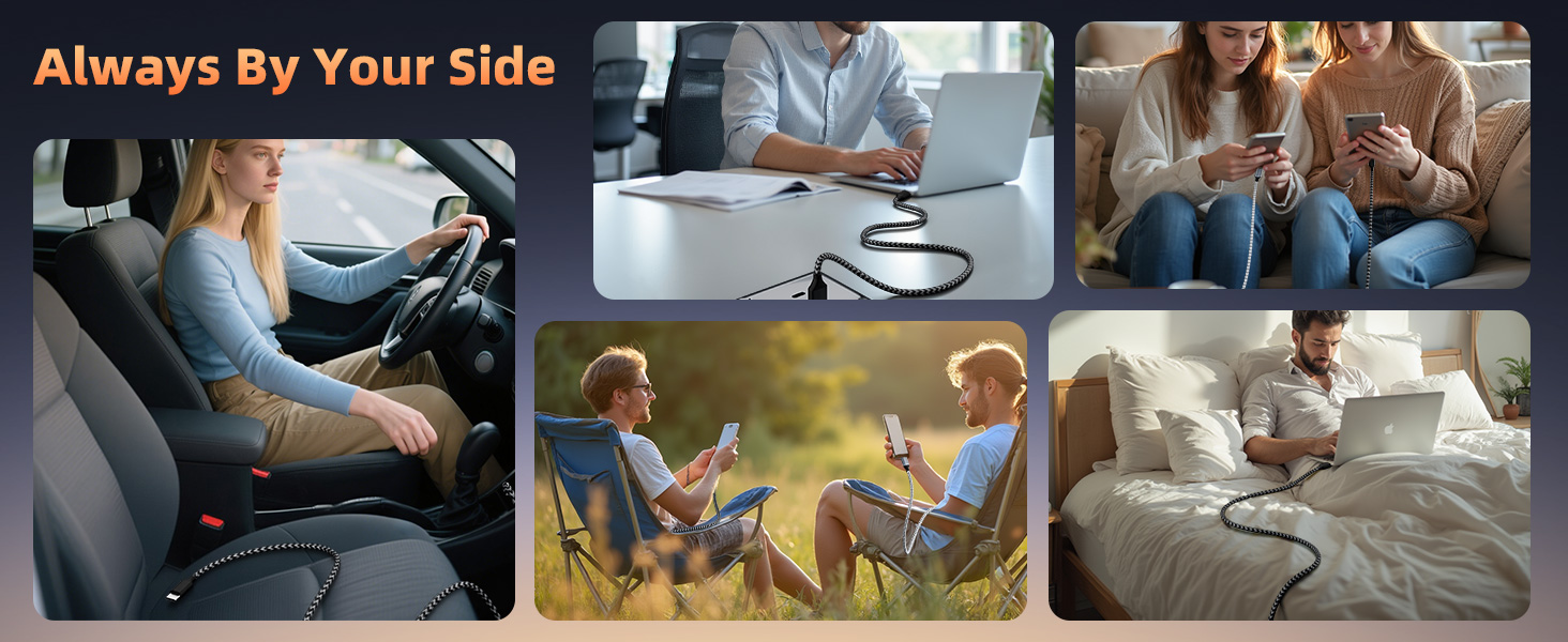 10FT USB to USB C Cable Fast Charging Cords