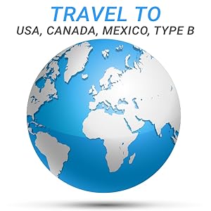 Travel from EU to US, Mexico, Canada and all type B outlet types