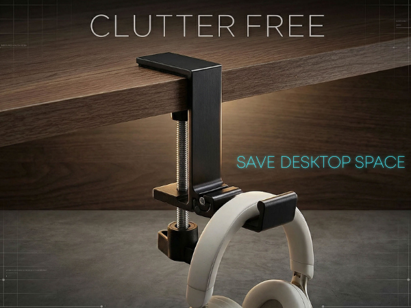 headset holder for desk