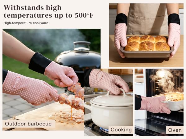 silicone oven mitt