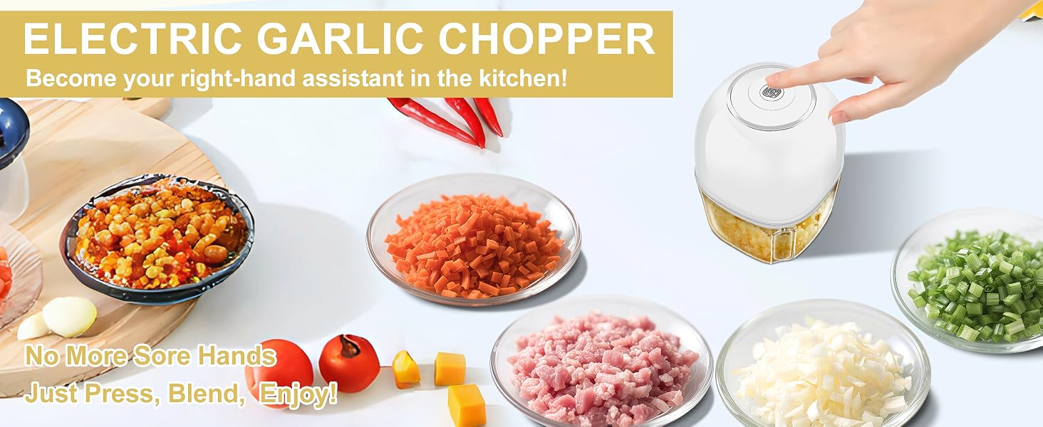 electric garlic chopper