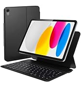 Qulose iPad 10th Generation Case with Keyboard, Wireless Bluetooth Keyboard for iPad 10th Gen 202...