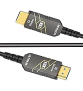 SkyeySnail 50m 16K HDMI 2.2 Fiber Optic Cable, 96Gbps Ultra High Speed, Support 4K480Hz 8K240Hz 1...