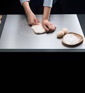 Stainless Steel Cutting Boards with Lip,Heavy Cutting Board For Kitchen,Chopping Boards for Count...