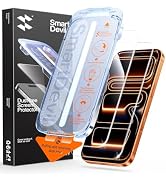SMARTDEVIL 2 Pack for iPhone 17 Pro Max Screen Protector | 9H Hardness Military Grade Shatterproo...