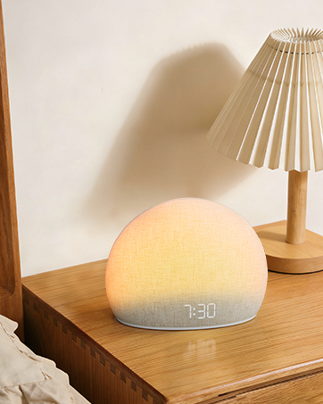 Sunrise Alarm Clock Radio for Bedroom