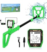 OMMO Metal Detector, Rechargeable Built-in Battery Kids Metal Detector with Funny LCD Display, Ad...