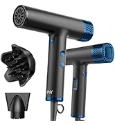 YAPOY Professional Hair Dryer with Diffuser Fast Drying 200 Million Ionic Blow Dryer with 110, 00...