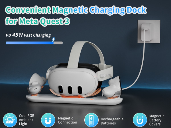 Charging Dock for Meta Quest 3