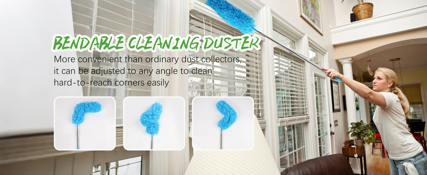 extendable duster static