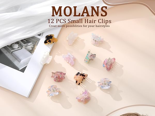 small hair clips claws girls toddlers women