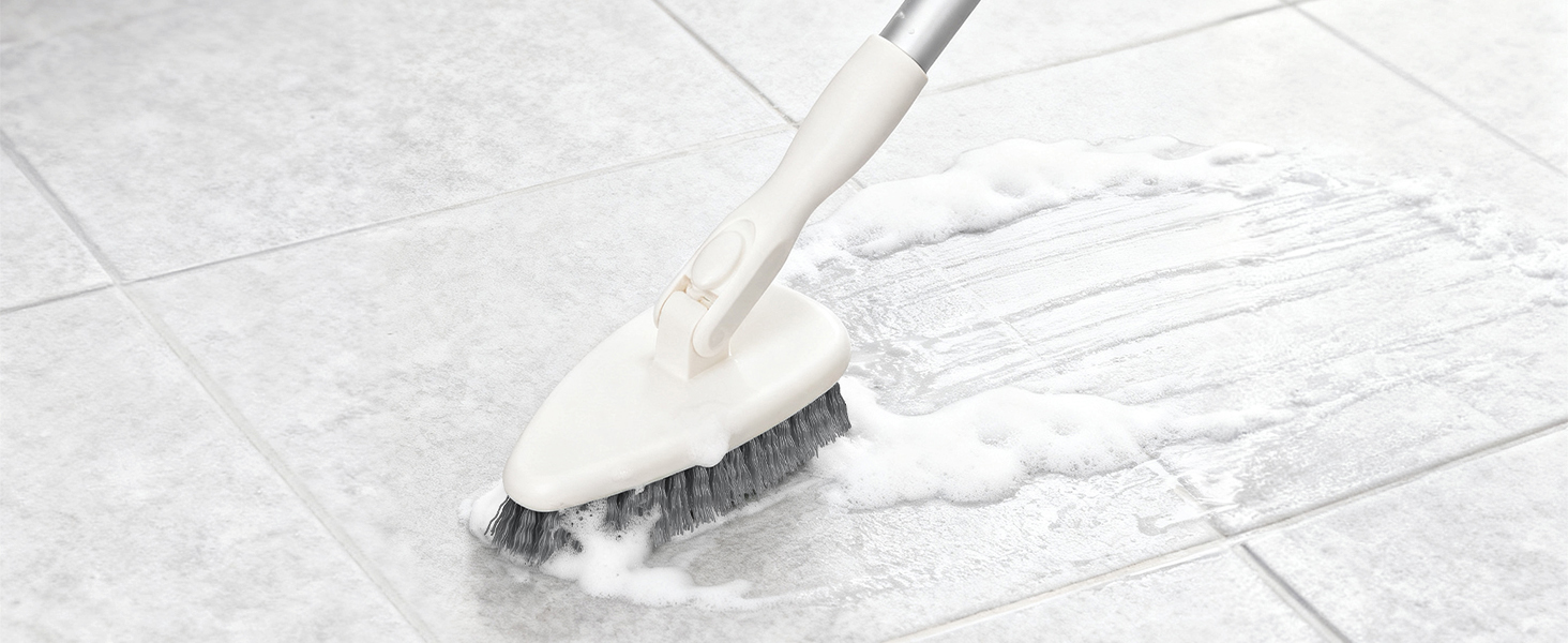 tub brush with long handle