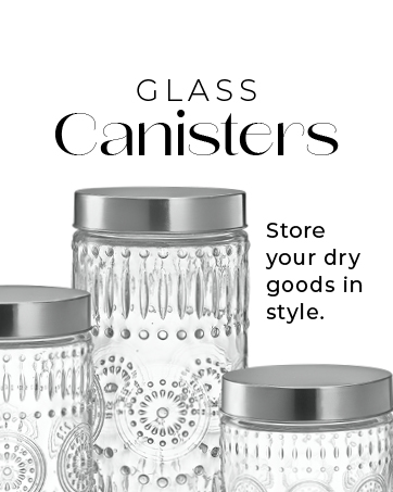 StyleSetter Glass Canisters