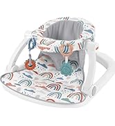 Fisher-Price Portable Baby Chair Sit-Me-Up Floor Seat with Developmental Toys &amp; Machine Washable ...