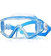 Kids Swim Mask - 180° Anti-Fog Swim Goggles for Child Snorkeling Diving Mask, Leak-Proof Kids Swi...