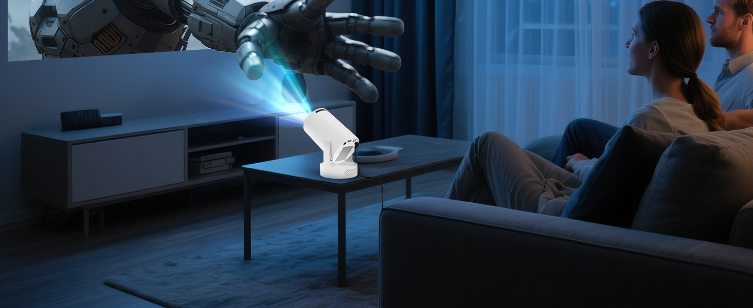 Mini Projector with WiFi and Bluetooth