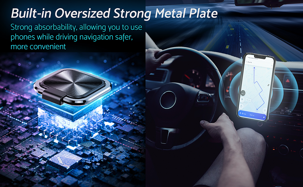 Built-in Oversized Strong Metal Plate