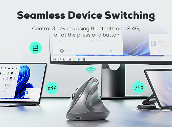 wireless mouse logitech bluetooth computer ergonomic for laptop vertical mice usb pc silent inala