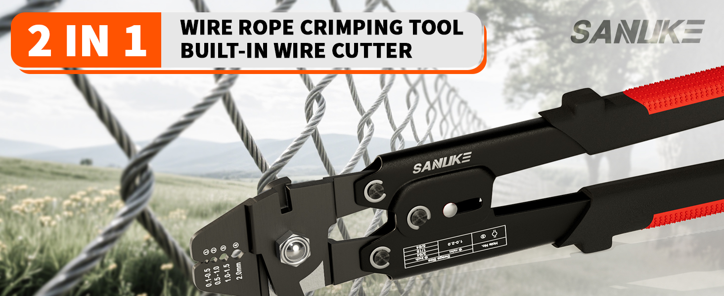 wire rope cimping tool