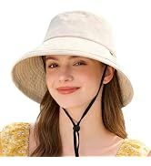 Packable Sun Hats for Women Summer Wide Brim Hat Womens Floppy Cotton Sun Hats for Travel