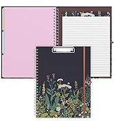 Rimilak Spiral Clipboard Folio with Refillable Lined Notepad, 14.5 x 9.8Inch, Hardcover Clipboard...