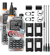 TIDRADIO TD-H9 10Watt GPS/APRS GMRS Radio Handheld(4PCS Battery),Web Upgrade,APP/PC Wireless Prog...