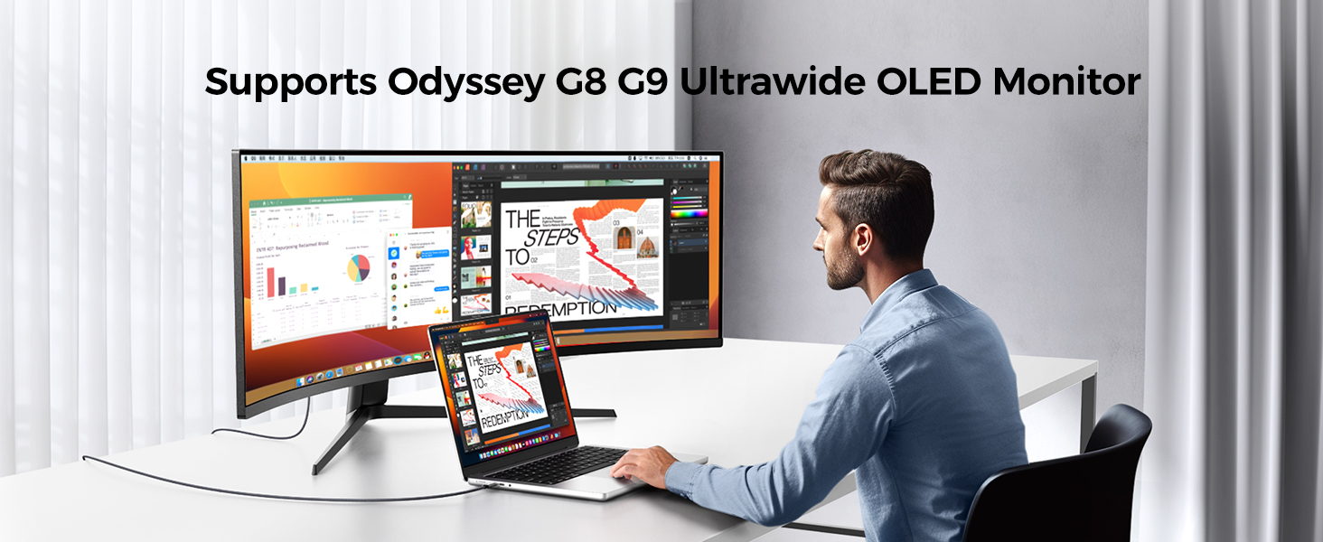 Supports Odyssey G8 G9 Ultrawide OLED Monitor