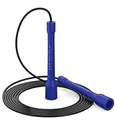 APLUGTEK Speed Jump Rope, Tangle-Free Fast Jumping Ropes for Fitness and Exercise, Adjustable Ski...