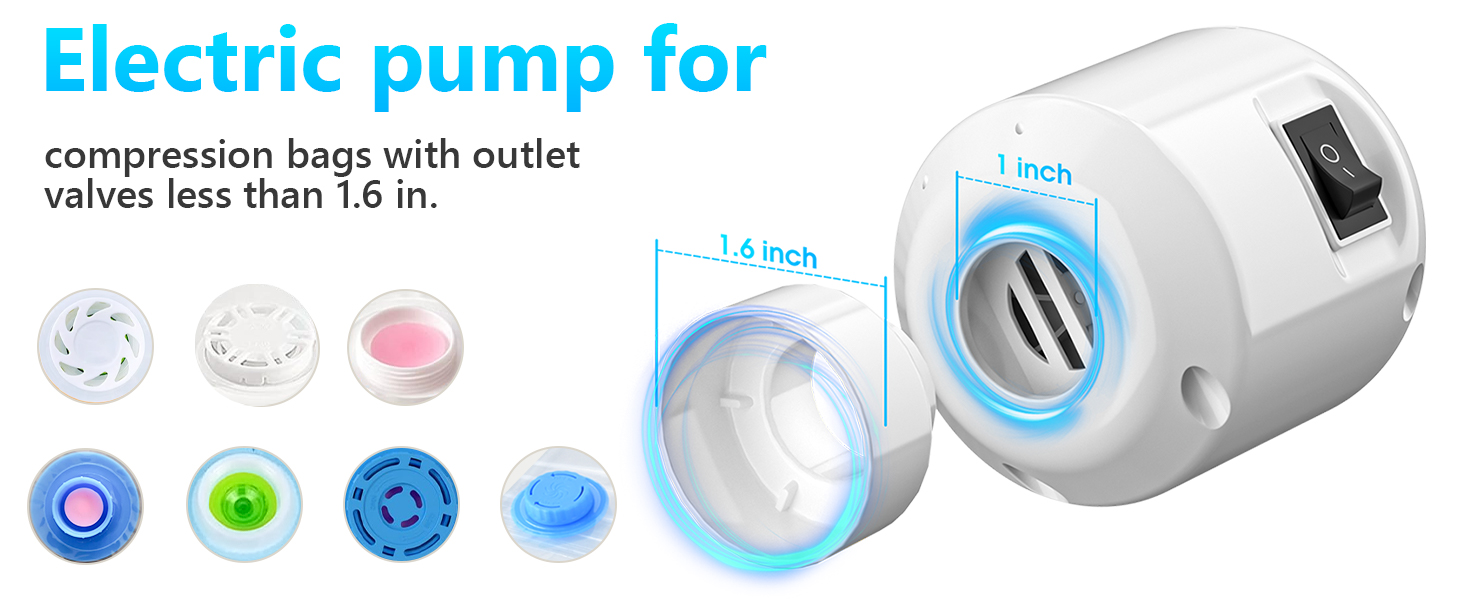 GGH Electric Air Pump for vacuum seal bags Travel
