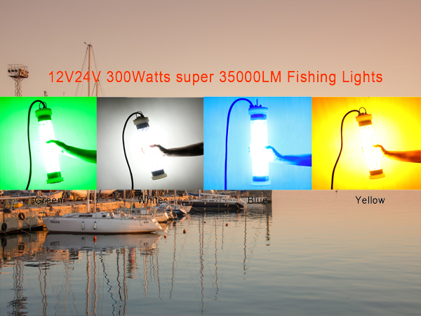 12V24V 300W Underwater Fishing Lights