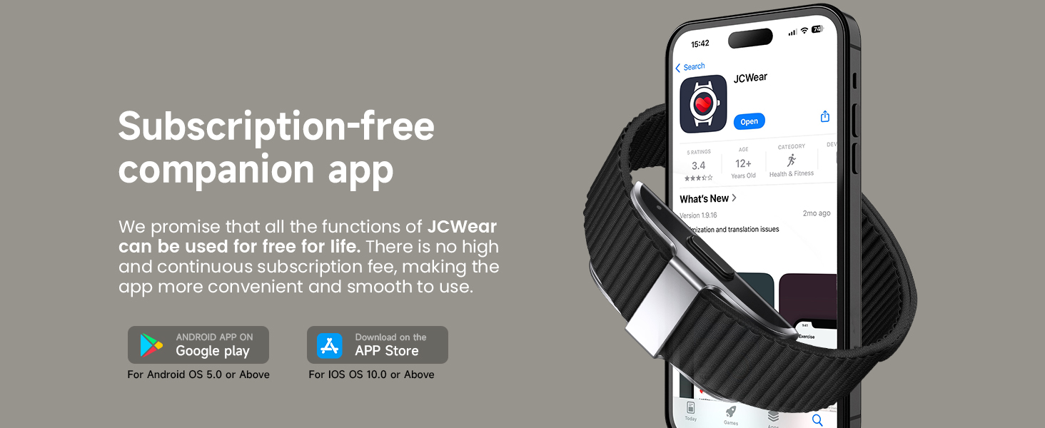 Subscription-free companion app