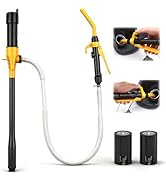 ELEAD Portable Battery Powered Pump - Electric Fuel/Water Transfer Pump 2.4 GPM, Liquid Siphon Pu...
