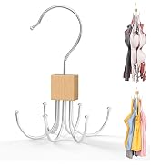 Tank Top Hanger,Rotatable Bra Hanger,Max 36 Storage Capacity Sports Bra Hangers,Space Saving Hang...