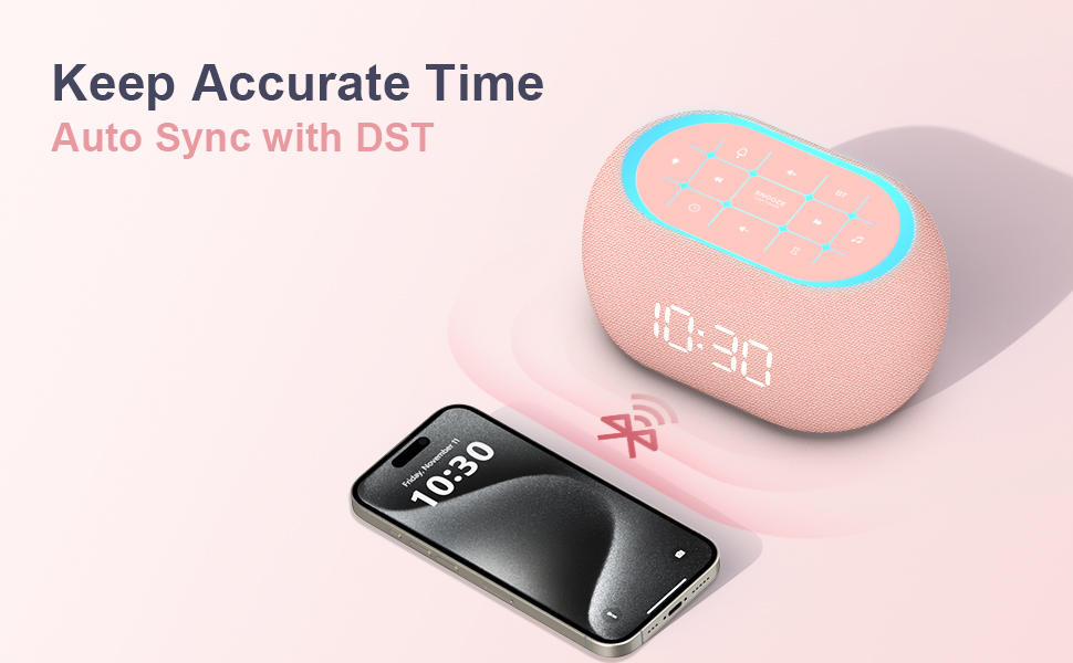 Bluetooth alarm clock