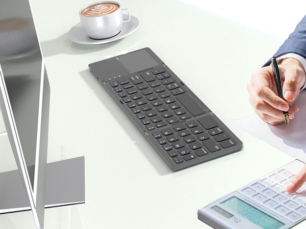 keyboard with touchpad