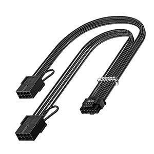 Fasgear GPU Power Extension Cable 12vhpwr 16pin to pcie 2 8pin 6+2 female cable 4090 4080 3090 ti