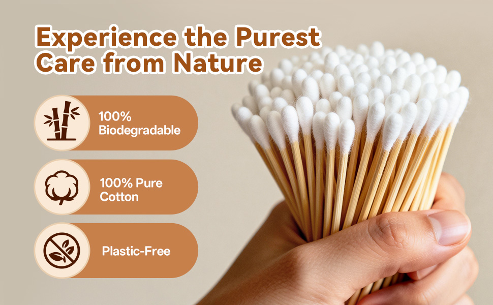 Bamboo Cotton Swabs