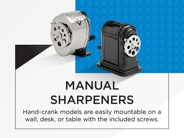 manual sharpeners hand crank wall mount light home on the go easy quick classroom classic teacher