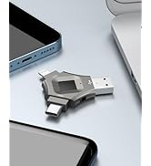 256GB, Fingerprint Unlocked USB Flash Drive, Secure Password Protected USB Disk,Suitable for iPho...