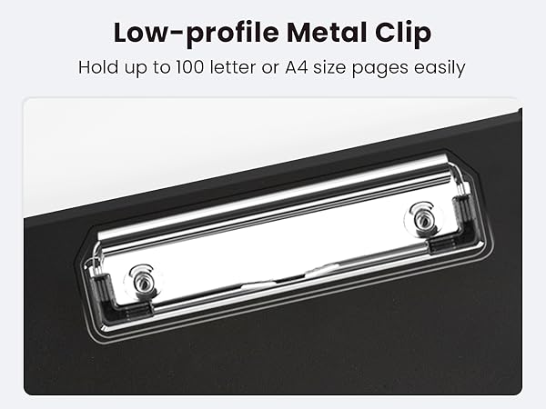 clip board with storage