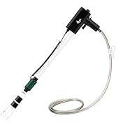 AQQA Aquarium Rechargeable Gravel Cleaner Kit,Energy Saving Powerful Fish Tank Siphon Vacuum Clea...