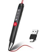 Presentation Clicker with Stylus Pen for Touch Screen, Clicker for Powerpoint Presentations, Comp...