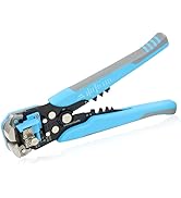 HKS Wire Stripper 24-10 AWG (0.2-6 mm²), 3 in 1 Automatic 8 Inch Self-adjusting Wire Stripping To...