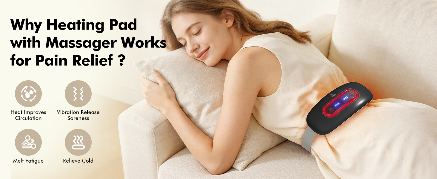 portable heating pad for cramps