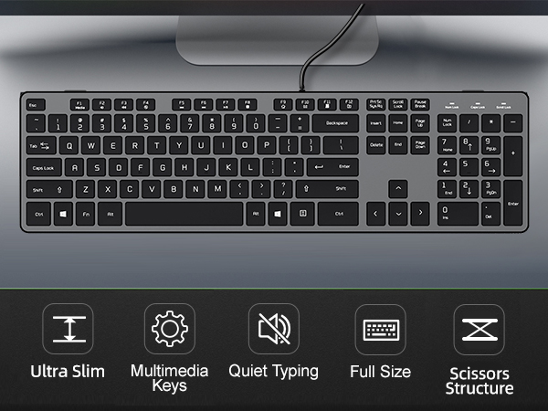 ergonomic scissors keyboard windows 10 8 7 2000 vista laptop notebook pc computer