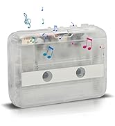 ASHATA Portable Cassette Player, Cassette to MP3 Converter Portable Tape Cassette Player to MP3 F...