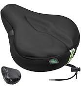 Zacro Bike Seat Cushion - Gel Padded Bike Seat Cover for Men Women Comfort, Extra Soft Exercise B...