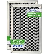 Microwave Filter Replacement 7.68" x 4.85" JX81C WB02X10776 GE Microwave Charcoal Filter - Also F...